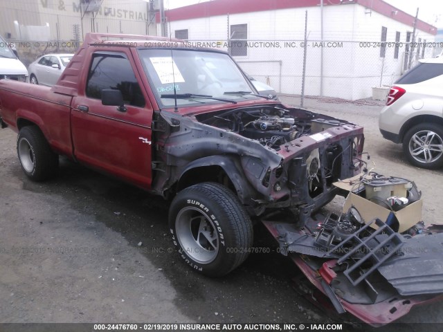 1FTCR10A7KUC69741 - 1989 FORD RANGER RED photo 1