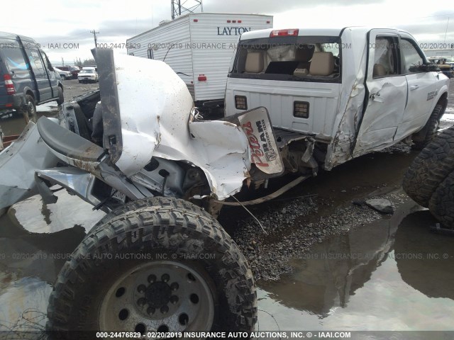 3C63RRML7GG128454 - 2016 RAM 3500 LARAMIE WHITE photo 4