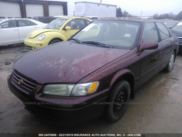 4T1BG22K3XU398933 - 1999 TOYOTA CAMRY CE/LE/XLE 勃艮第红 照片 2
