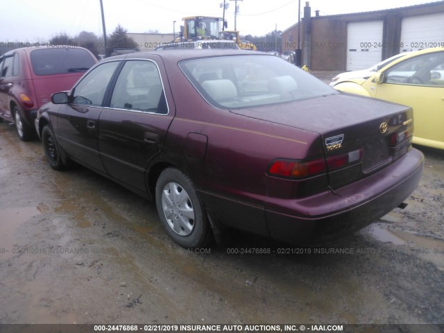4T1BG22K3XU398933 - 1999 TOYOTA CAMRY CE/LE/XLE 勃艮第红 照片 3