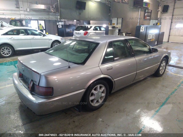 1G6KY529XVU840090 - 1997 CADILLAC SEVILLE STS SILVER photo 4