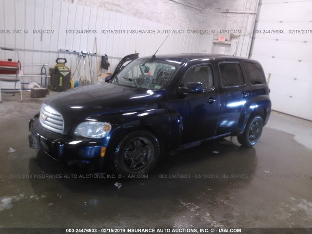 3GNBABFW4BS605705 - 2011 CHEVROLET HHR LT BLUE photo 2