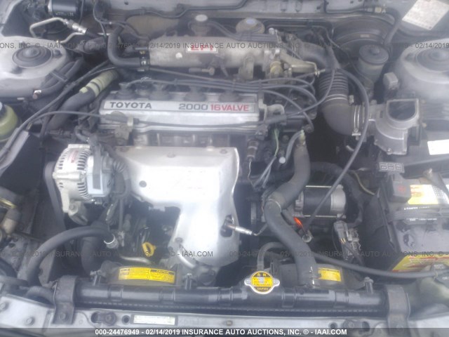 JT2SV21EXL0341564 - 1990 TOYOTA CAMRY DLX 银色 照片 10