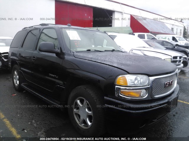 1GKEK63U04J185270 - 2004 GMC YUKON DENALI BLACK photo 1