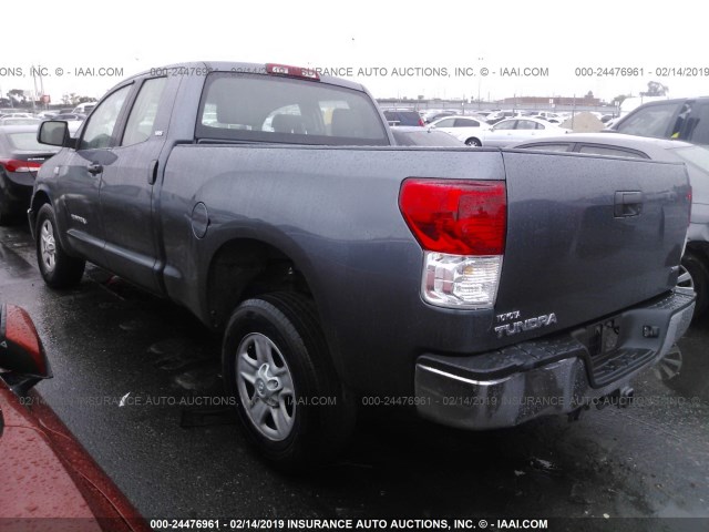 5TBRT54197S457260 - 2007 TOYOTA TUNDRA DOUBLE CAB SR5 BLUE photo 3