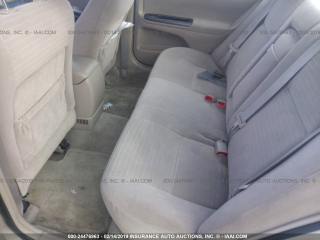 4T1BE32K15U392248 - 2005 TOYOTA CAMRY LE/XLE/SE GOLD photo 8