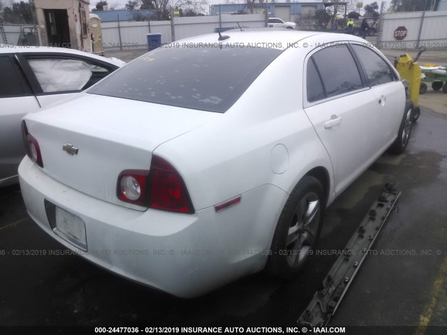 1G1ZC5EB4AF128254 - 2010 CHEVROLET MALIBU 1LT 白色 照片 4