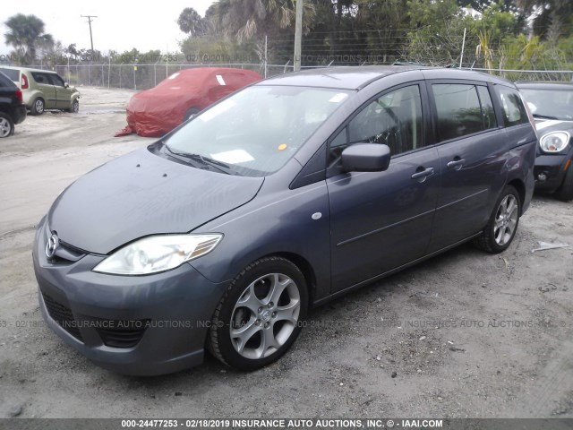 JM1CR293790342263 - 2009 MAZDA 5 GRAY photo 2