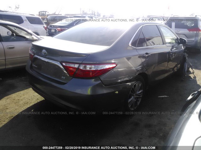 4T1BF1FK8FU972223 - 2015 TOYOTA CAMRY LE/XLE/SE/XSE 灰色 照片 4