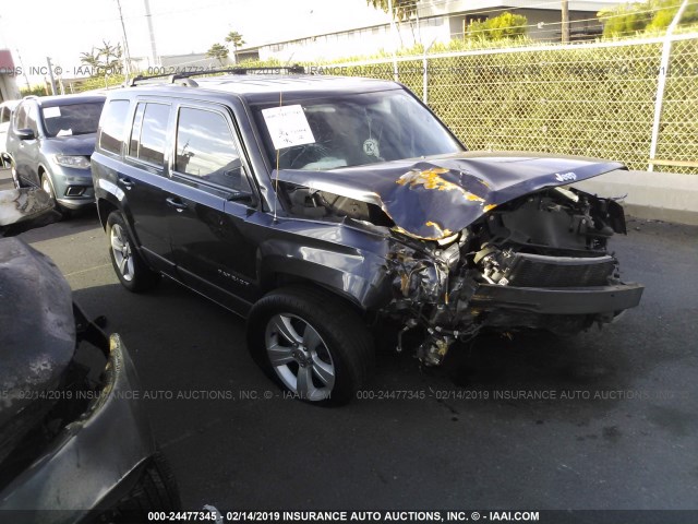 1C4NJPFB0GD575707 - 2016 JEEP PATRIOT LATITUDE GRAY photo 1