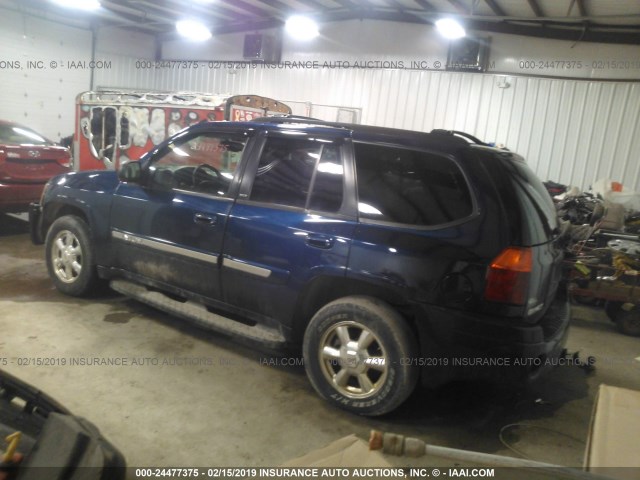 1GKDT13S542302460 - 2004 GMC ENVOY BLUE photo 3