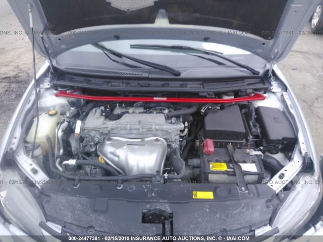 JTKJF5C79E3068451 - 2014 TOYOTA SCION TC SILVER photo 10