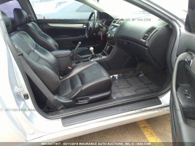 1HGCM71685A001932 - 2005 HONDA ACCORD EX SILVER photo 5