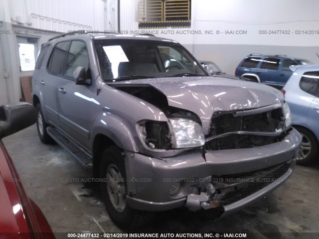 5TDBT48A62S108871 - 2002 TOYOTA SEQUOIA LIMITED SILVER photo 1