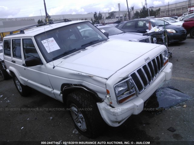 1J4FF68S6YL189159 - 2000 JEEP CHEROKEE LIMITED WHITE photo 1