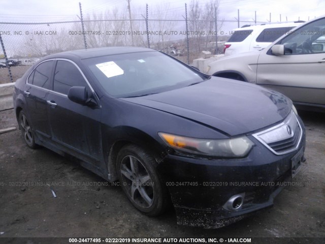 JH4CU2F84CC004421 - 2012 ACURA TSX SE BLACK photo 1