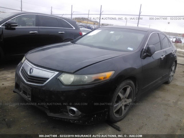 JH4CU2F84CC004421 - 2012 ACURA TSX SE BLACK photo 2