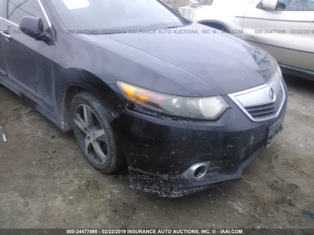 JH4CU2F84CC004421 - 2012 ACURA TSX SE BLACK photo 6