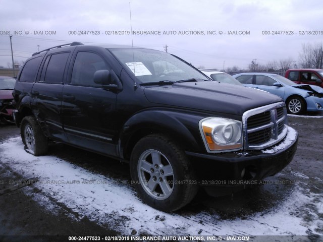 1D4HB58256F128730 - 2006 DODGE DURANGO LIMITED BLACK photo 1