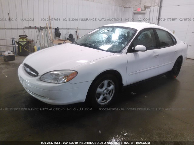 1FAFP55293G236600 - 2003 FORD TAURUS SES WHITE photo 2