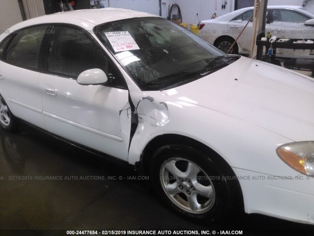 1FAFP55293G236600 - 2003 FORD TAURUS SES WHITE photo 6