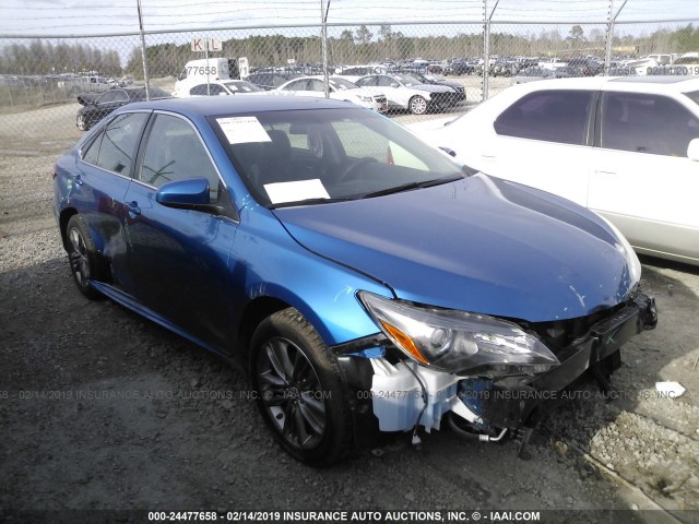 4T1BF1FK8HU765544 - 2017 TOYOTA CAMRY LE/XLE/SE/XSE BLUE photo 1