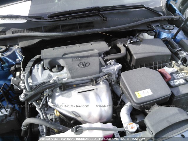 4T1BF1FK8HU765544 - 2017 TOYOTA CAMRY LE/XLE/SE/XSE BLUE photo 10
