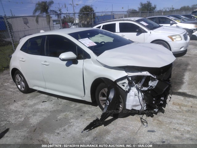 JTNK4RBE6K3023676 - 2019 TOYOTA COROLLA SE/XSE WHITE photo 1