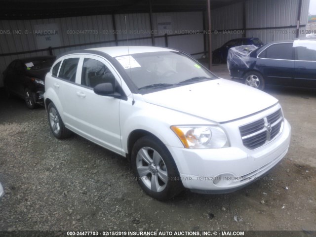 1C3CDWDA1CD534603 - 2012 DODGE CALIBER SXT WHITE photo 1