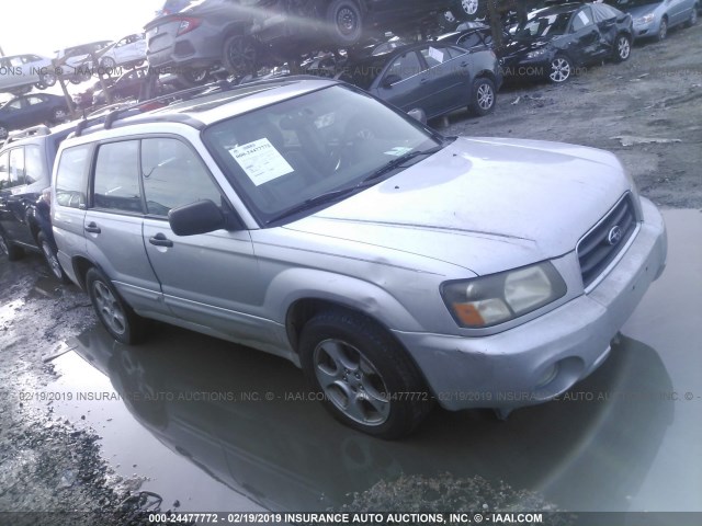 JF1SG65673H768672 - 2003 SUBARU FORESTER 2.5XS SILVER photo 1