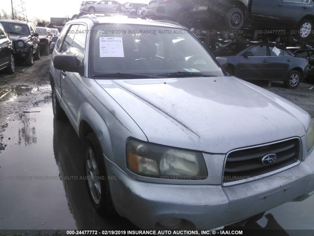 JF1SG65673H768672 - 2003 SUBARU FORESTER 2.5XS SILVER photo 6