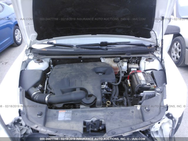 1G1ZB5E04CF146774 - 2012 CHEVROLET MALIBU LS WHITE photo 10