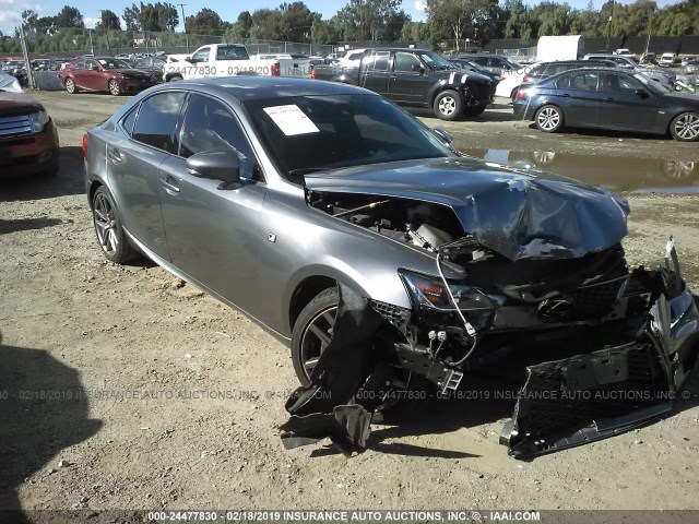 JTHBA1D2XH5043376 - 2017 LEXUS IS 200T GRAY photo 1