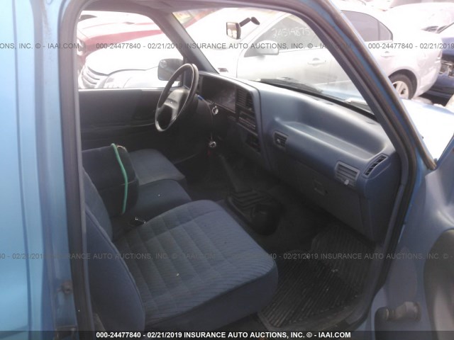 1FTCR10A6RPA13552 - 1994 FORD RANGER BLUE photo 5