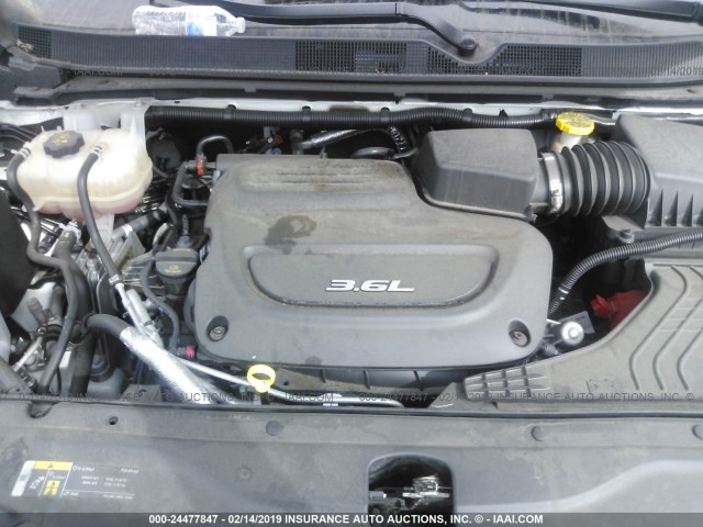 2C4RC1BG3JR120316 - 2018 CHRYSLER PACIFICA TOURING L WHITE photo 10