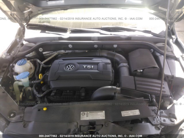 3VWD17AJXGM258688 - 2016 VOLKSWAGEN JETTA SPORT GRAY photo 10