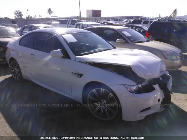 WBSKG9C5XBE645687 - 2011 BMW M3 WHITE photo 1