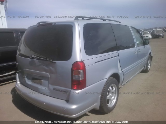 1GHDX13E11D233853 - 2001 OLDSMOBILE SILHOUETTE LUXURY SILVER photo 4