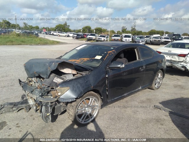 JTKDE167380221156 - 2008 TOYOTA SCION TC ნაცრისფერი ფოტო 2
