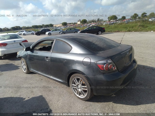 JTKDE167380221156 - 2008 TOYOTA SCION TC ნაცრისფერი ფოტო 3
