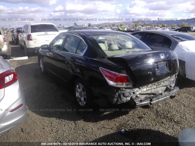 1HGCP26439A112217 - 2009 HONDA ACCORD LXP BLACK photo 3