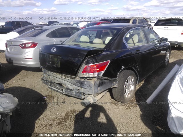 1HGCP26439A112217 - 2009 HONDA ACCORD LXP BLACK photo 4