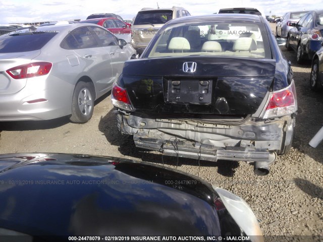 1HGCP26439A112217 - 2009 HONDA ACCORD LXP BLACK photo 6