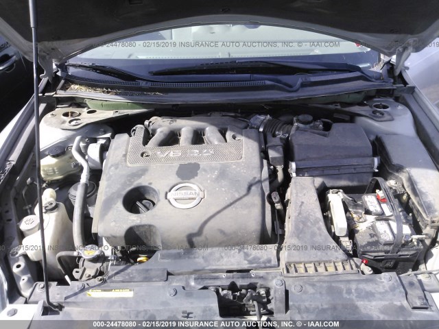 1N4BL21E17N437241 - 2007 NISSAN ALTIMA 3.5SE/3.5SL SILVER photo 10