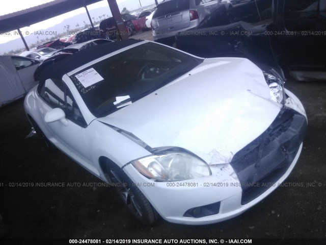 4A37L2EF0CE003287 - 2012 MITSUBISHI ECLIPSE SPYDER GS WHITE photo 1