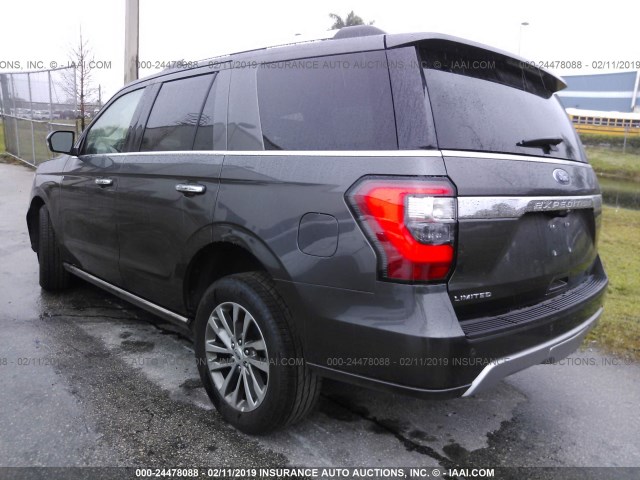 1FMJU1KT9JEA41460 - 2018 FORD EXPEDITION LIMITED GRAY photo 3