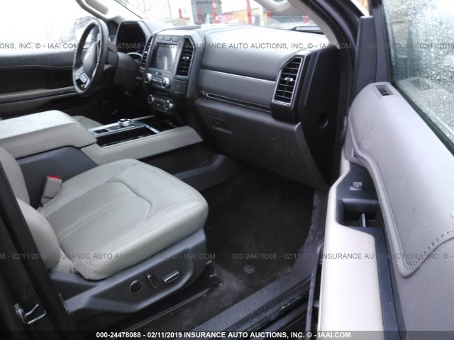 1FMJU1KT9JEA41460 - 2018 FORD EXPEDITION LIMITED GRAY photo 5