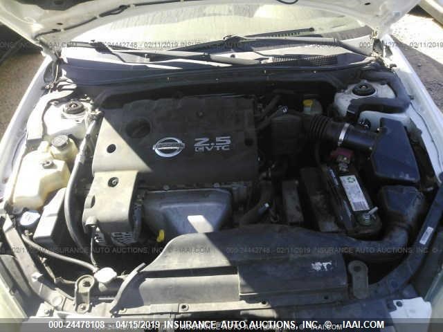 1N4AL11D96N373879 - 2006 NISSAN ALTIMA S/SL WHITE photo 10