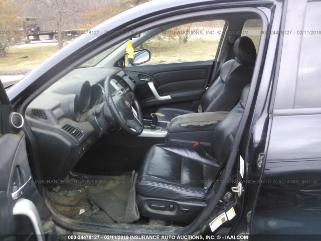 5J8TB18287A011451 - 2007 ACURA RDX BLACK photo 5