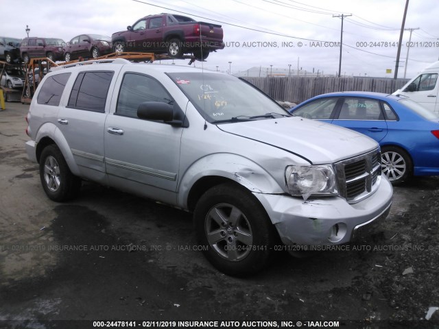 1D8HB58NX8F135393 - 2008 DODGE DURANGO LIMITED SILVER photo 1